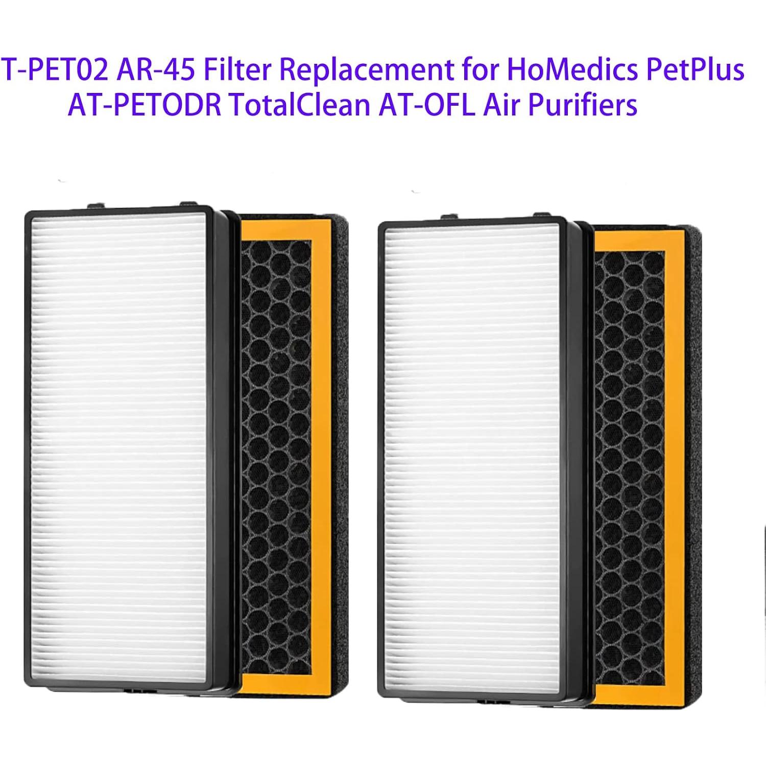 Filtros de Reemplazo HEPA y Carbón Activado HoMedics