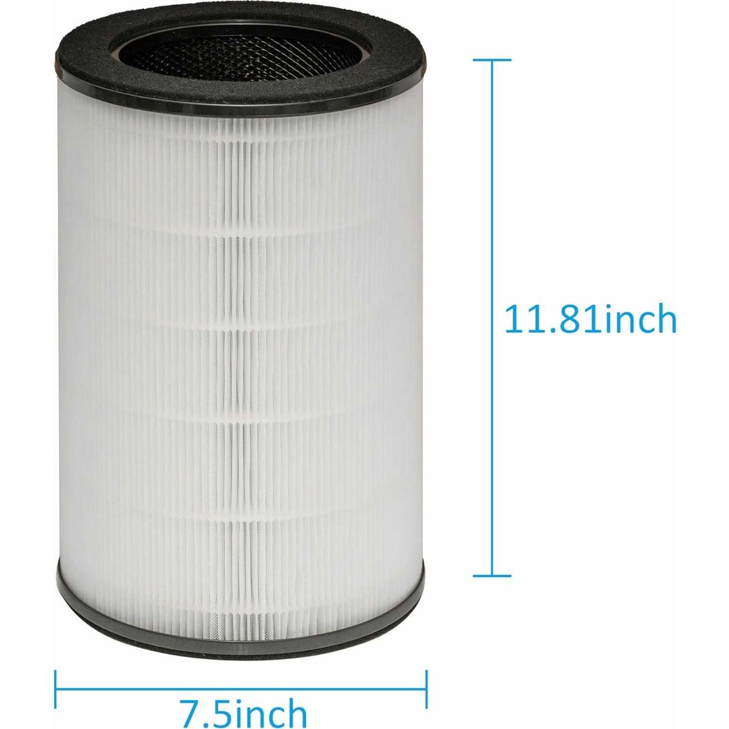 Filtro HEPA Verdadero AP-T45 para Purificador HoMedics 30x19.1cm