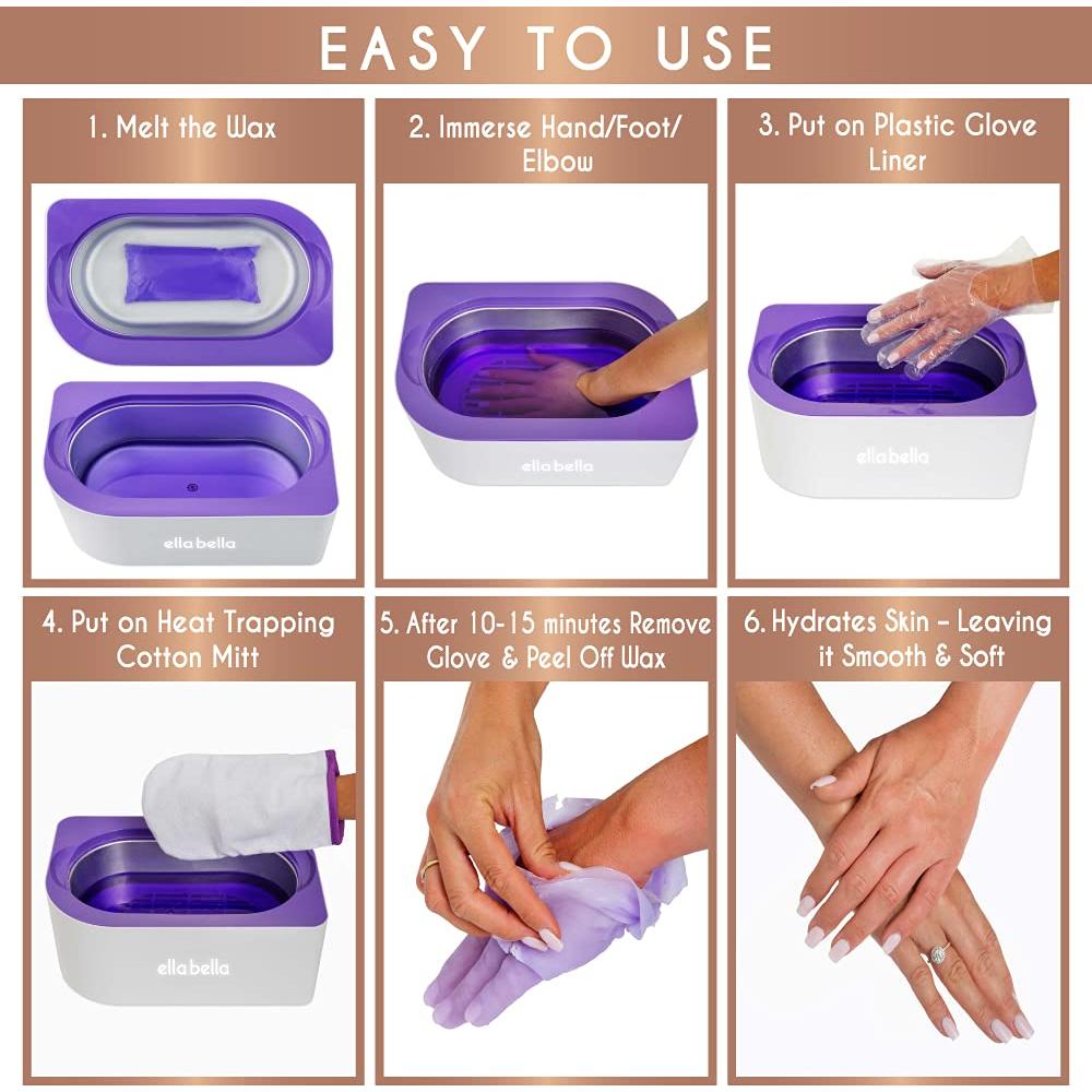 Máquina de Cera de Parafina ELLA BELLA para Manos y Pies