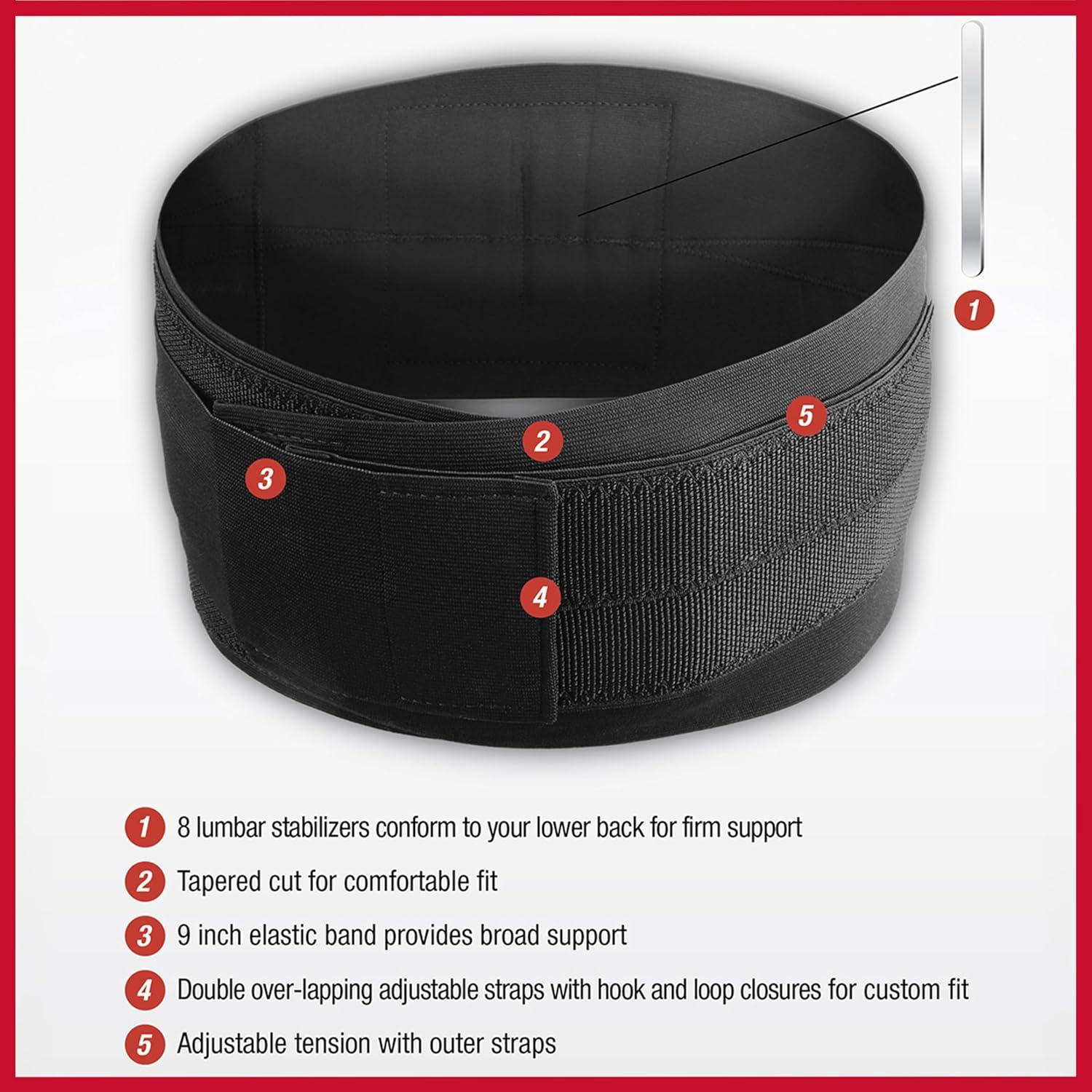 Faja Ajustable para la Espalda MUELLER - Soporte Alivio Dolor Unisex