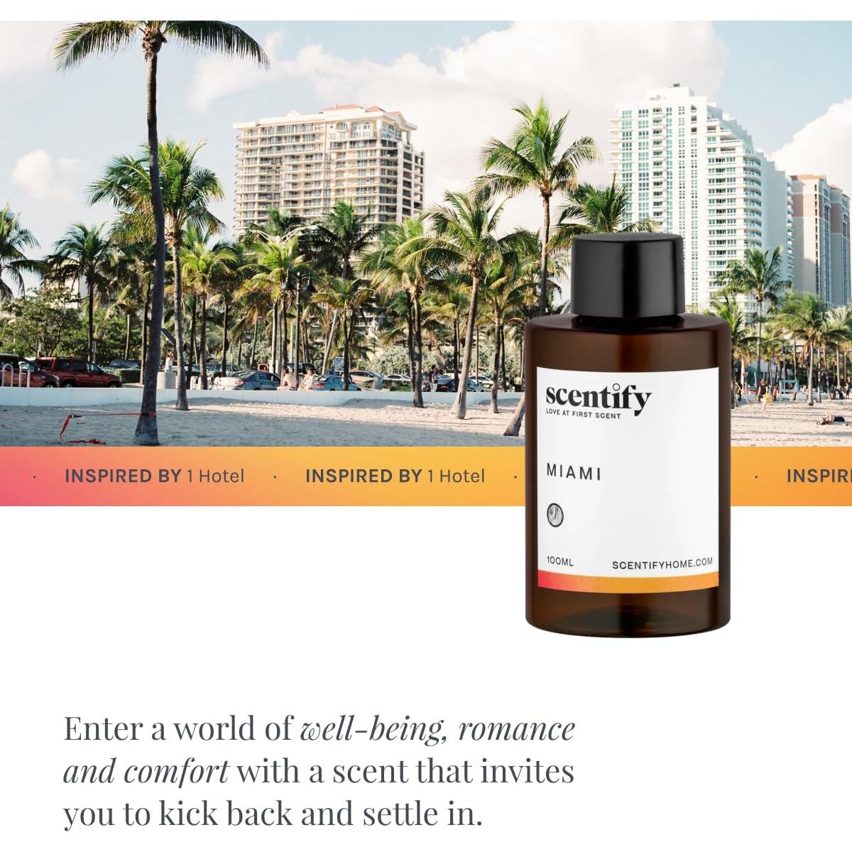 Aceite Aromático Scentify Miami 100ml - Fragancia Lujosa