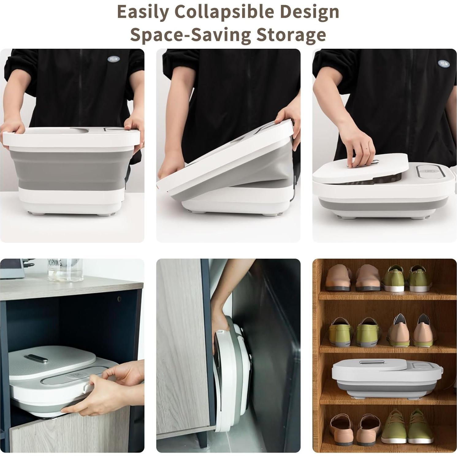 Bañera de pies plegable UNIFULL con masaje y calor