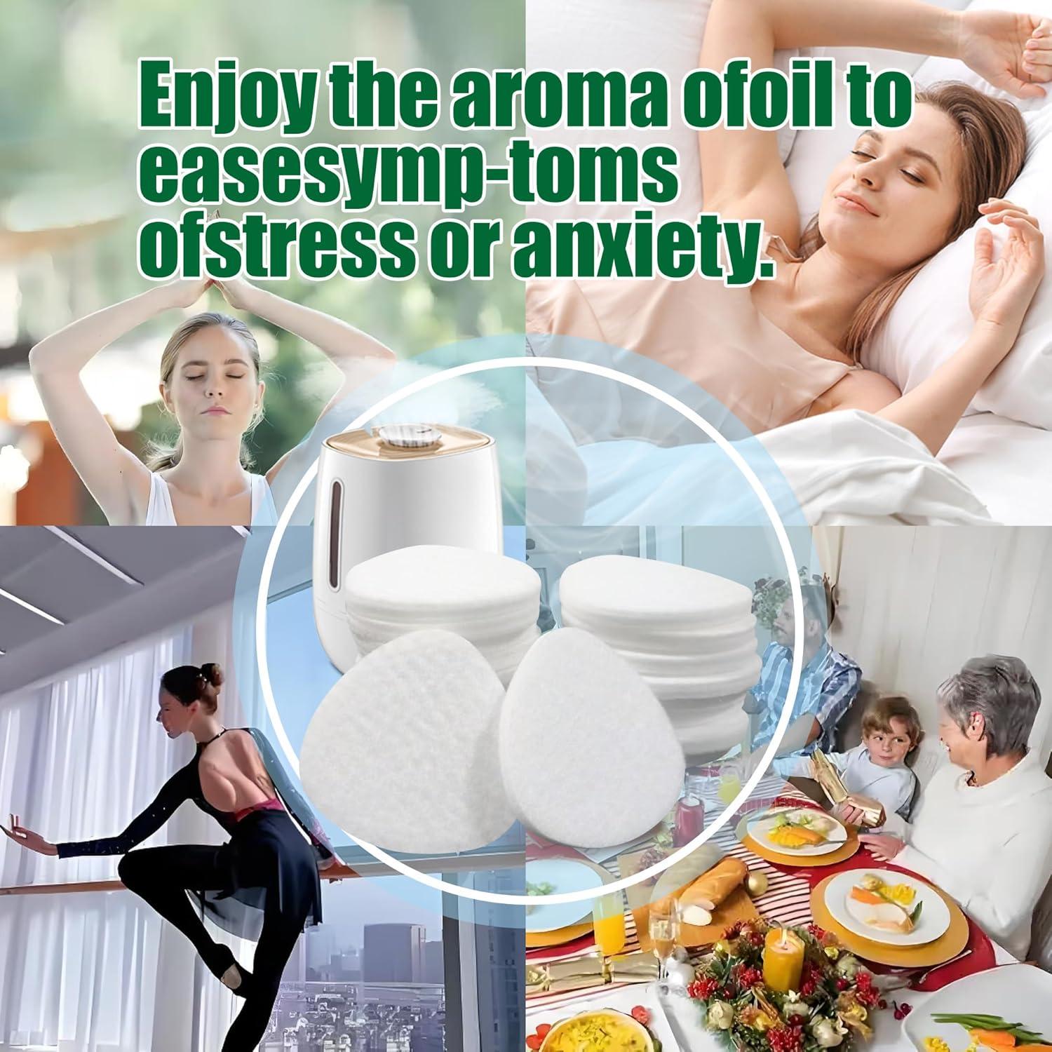 80 Almohadillas de Repuesto Microfibra Homedics Difusor Aceite