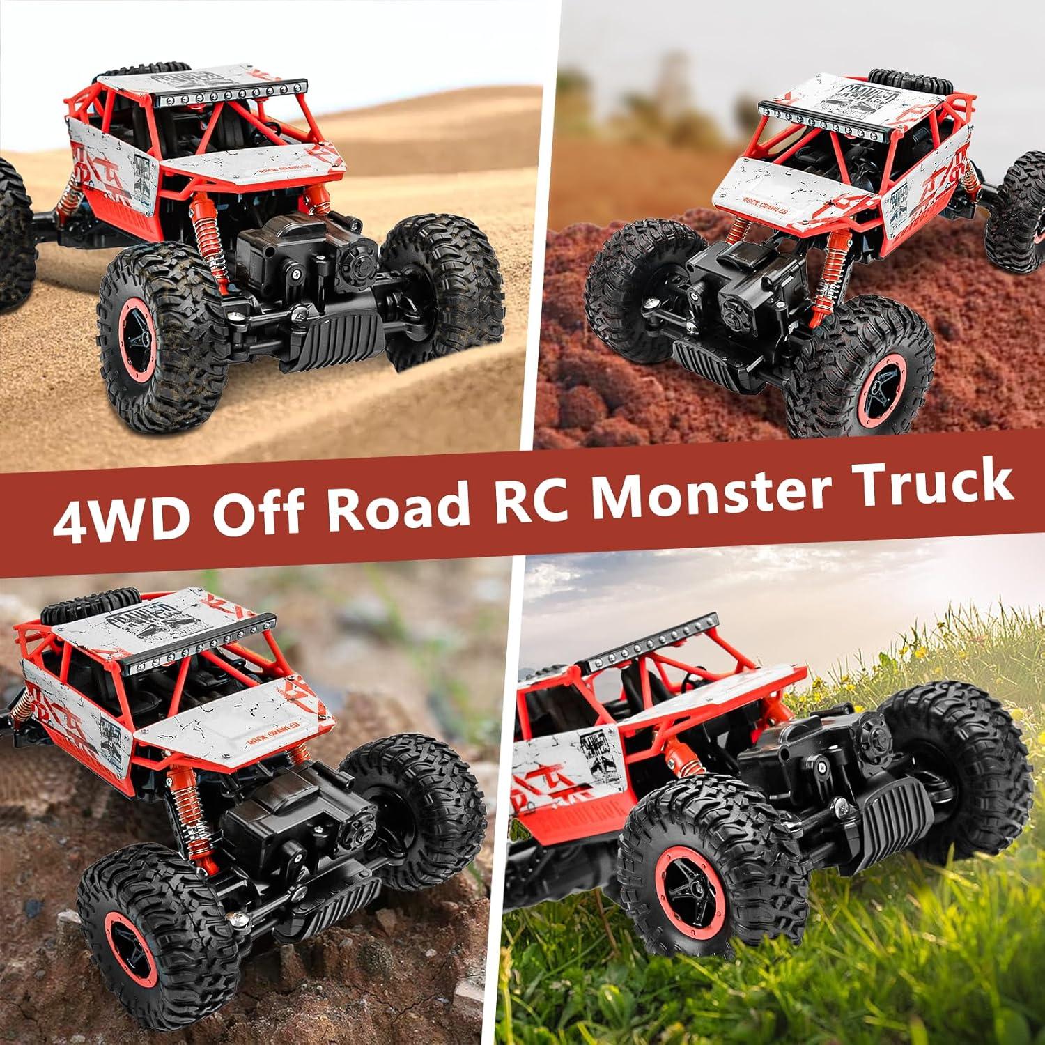 Coche RC Todo Terreno Cheerwing 1:18 4WD Rojo