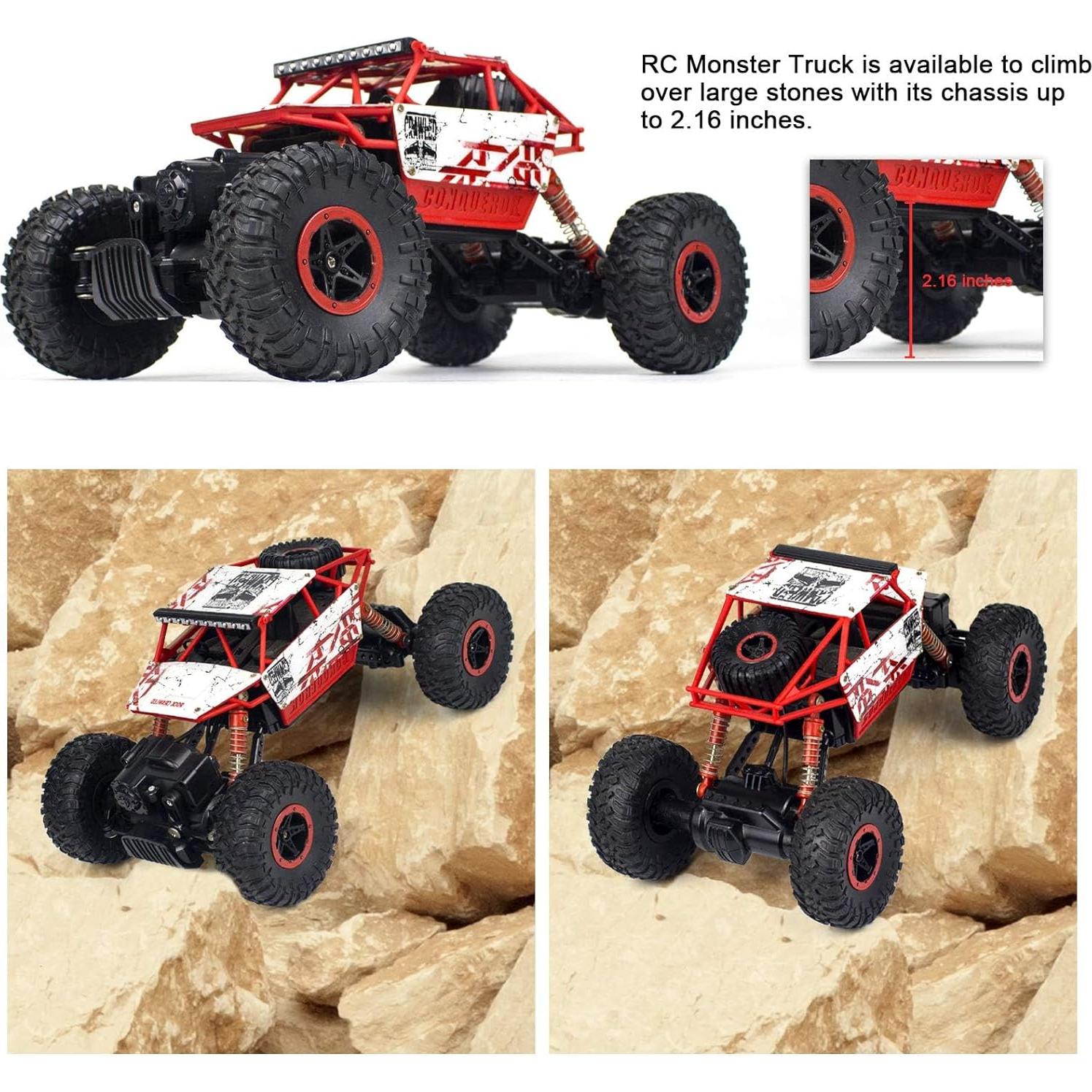 Coche RC Todo Terreno Cheerwing 1:18 4WD Rojo
