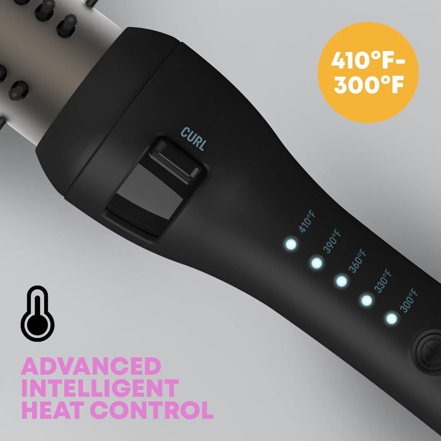 Cepillo Rizador Cerámico Revamp Progloss 3 en 1 33 cm