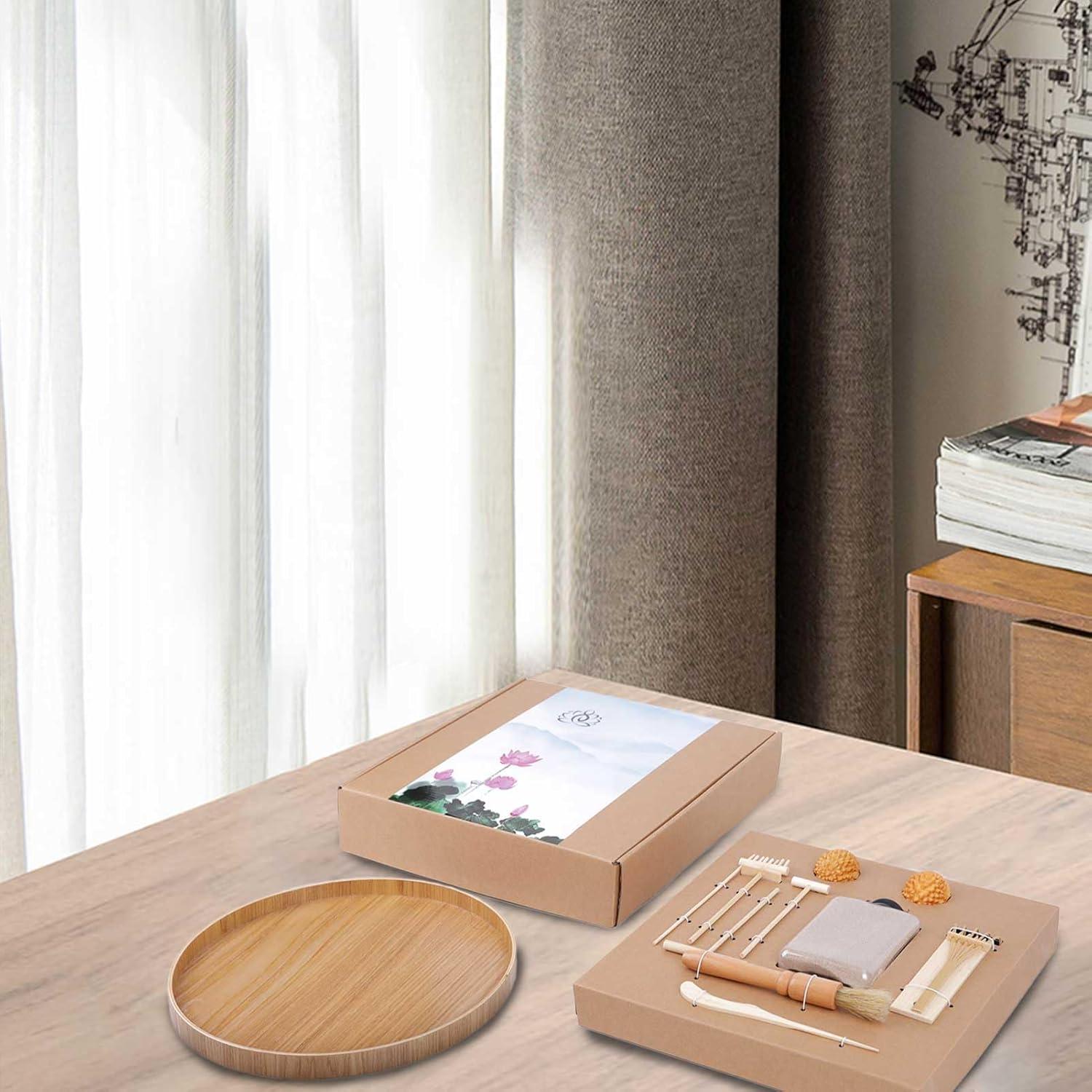 Jardín Zen Japonés Dorhui para Escritorio 30.48 cm con Accesorios