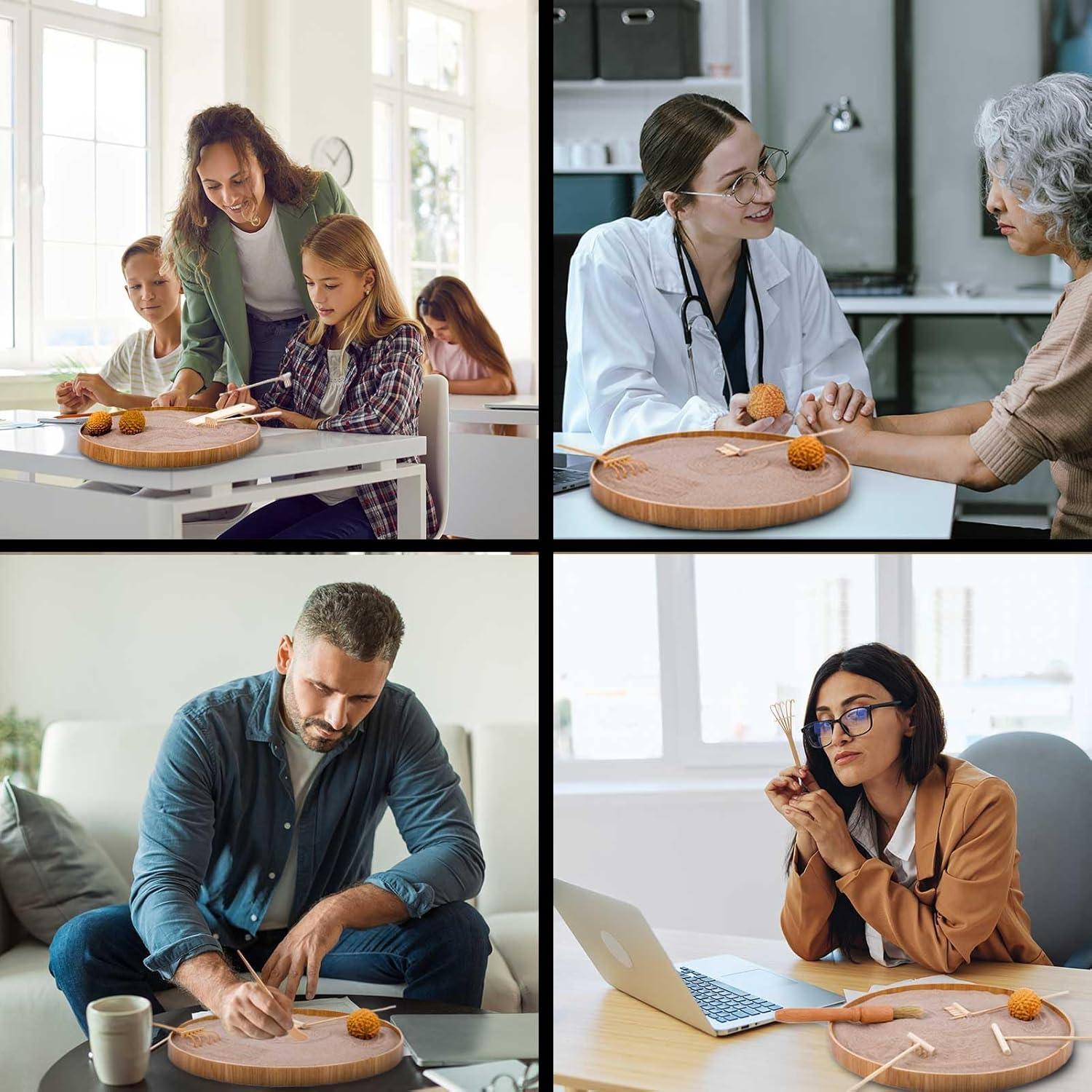 Jardín Zen Japonés Dorhui para Escritorio 30.48 cm con Accesorios