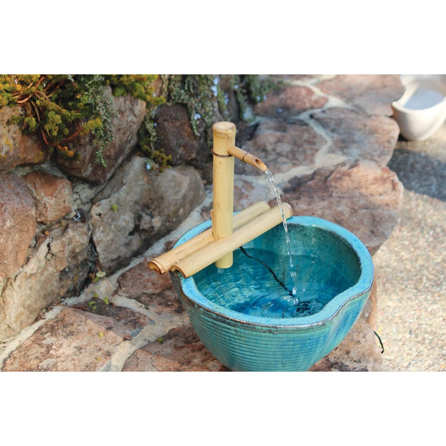Fuente de Agua Zen Garden Bamboo Accents 30.48 cm Ajustable