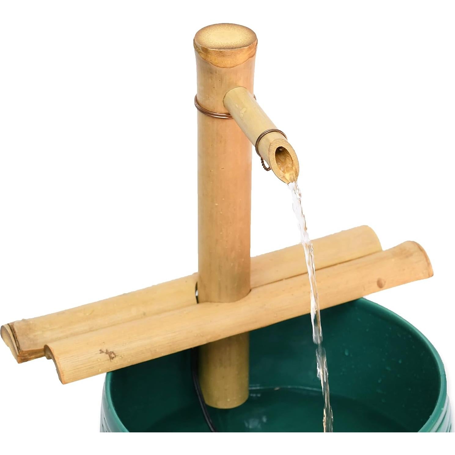 Fuente de Agua Zen Garden Bamboo Accents 30.48 cm Ajustable