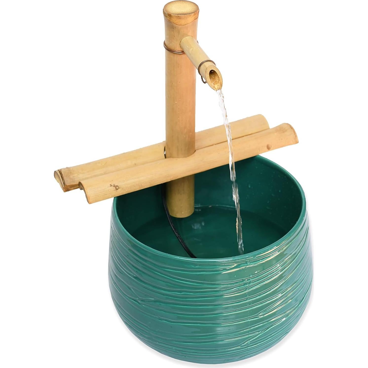 Fuente de Agua Zen Garden Bamboo Accents 30.48 cm Ajustable