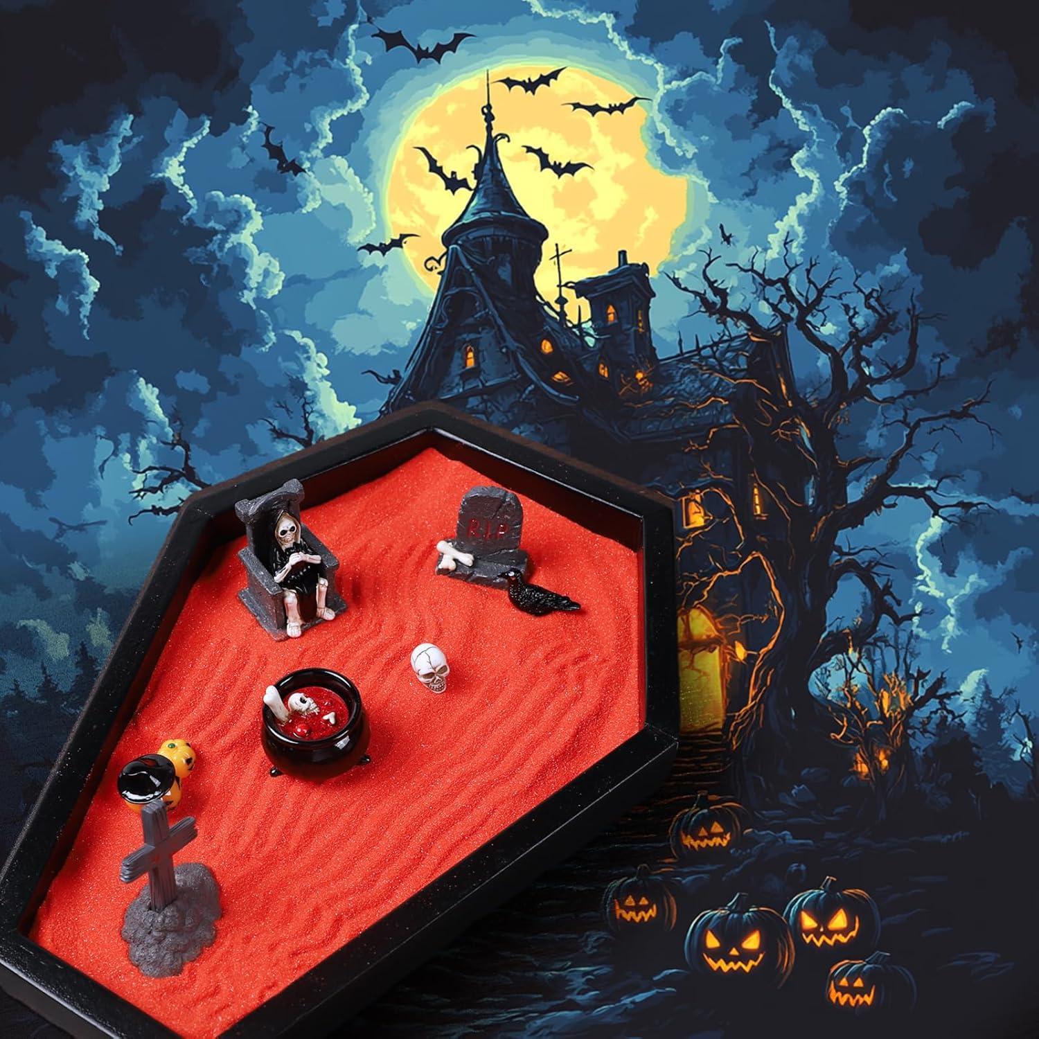 Kit Jardín Zen en Ataúd FunSky con Accesorios Góticos