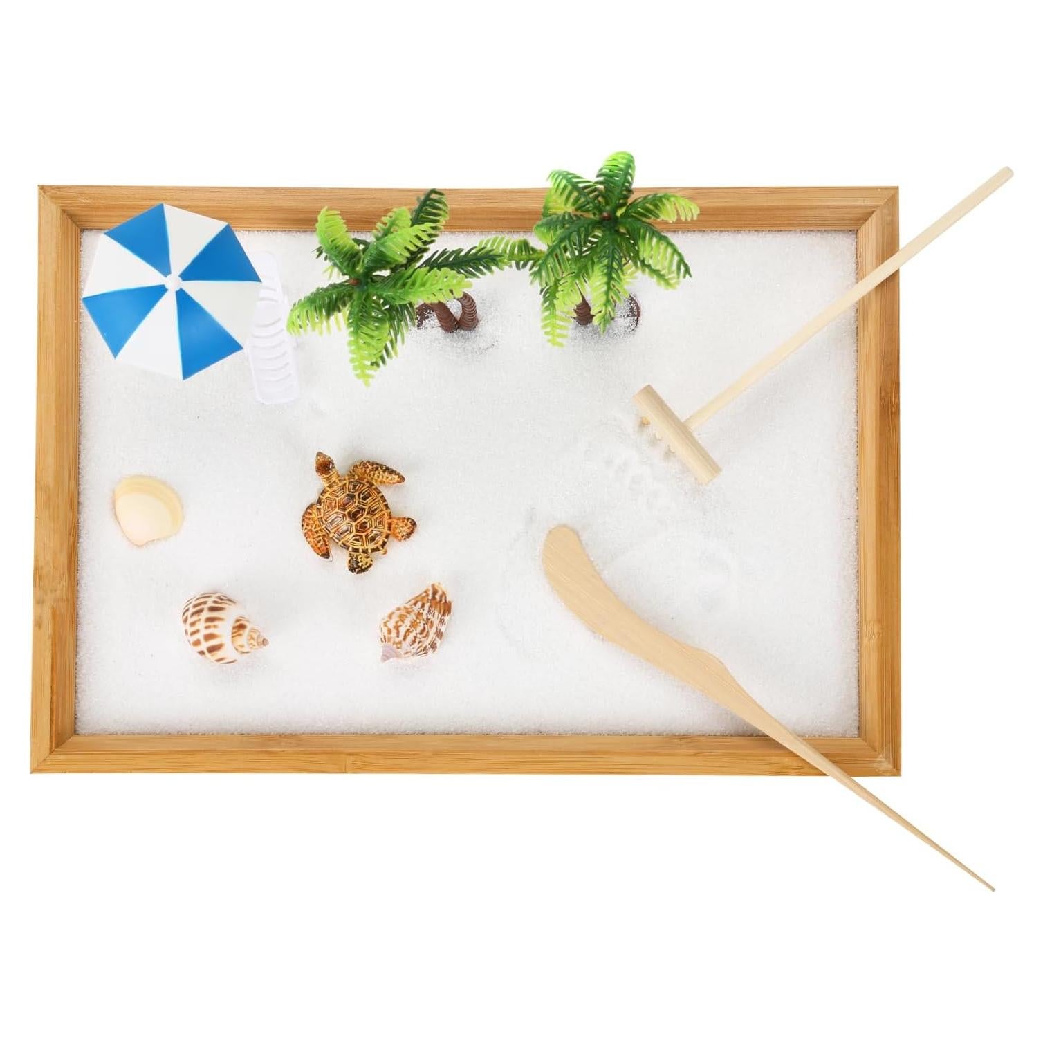 Kit Jardín Zen Playa Z metnal - Mini Oasis de Relajación