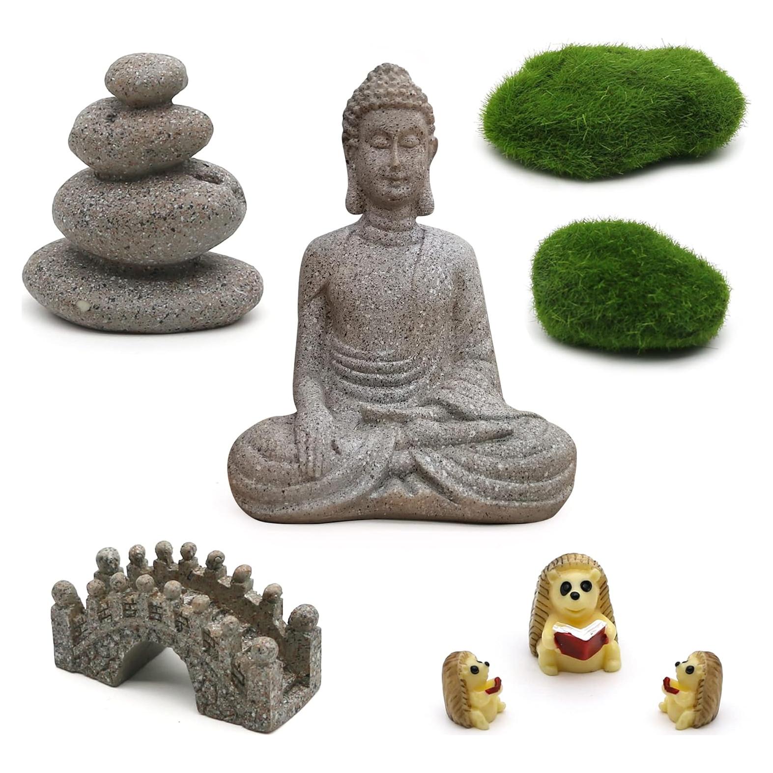 Kit de Jardín Zen de Meditación BangBangDa - 8 Accesorios