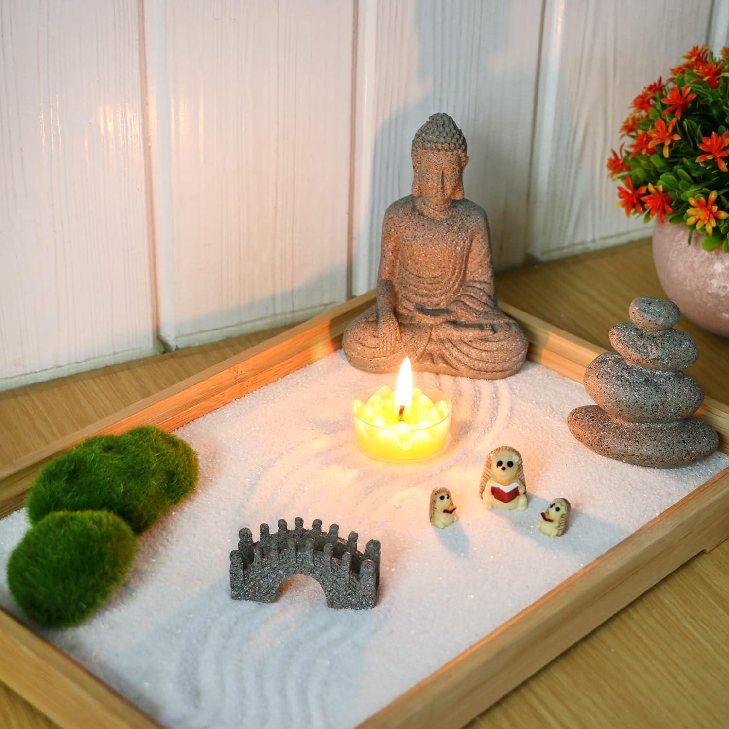 Kit de Jardín Zen de Meditación BangBangDa - 8 Accesorios