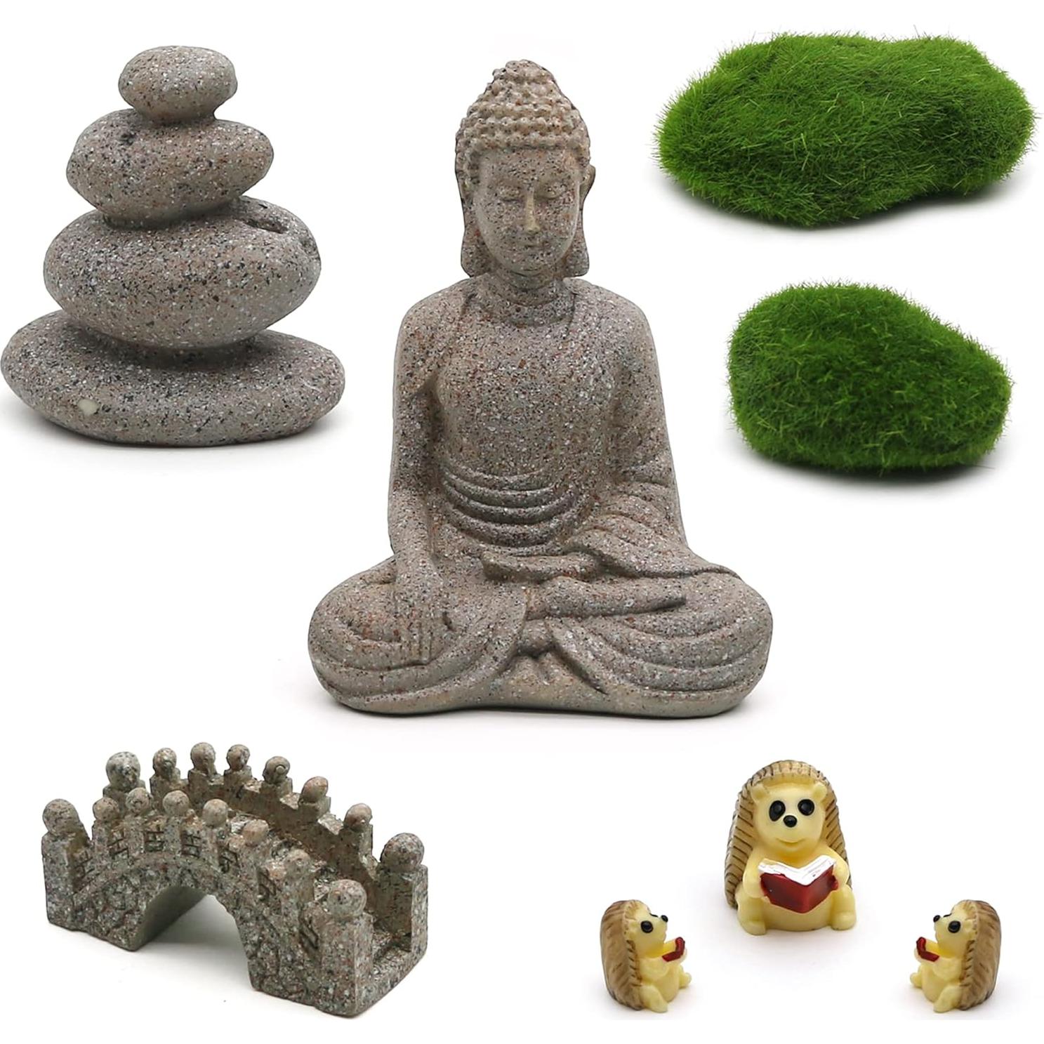 Kit de Jardín Zen de Meditación BangBangDa - 8 Accesorios