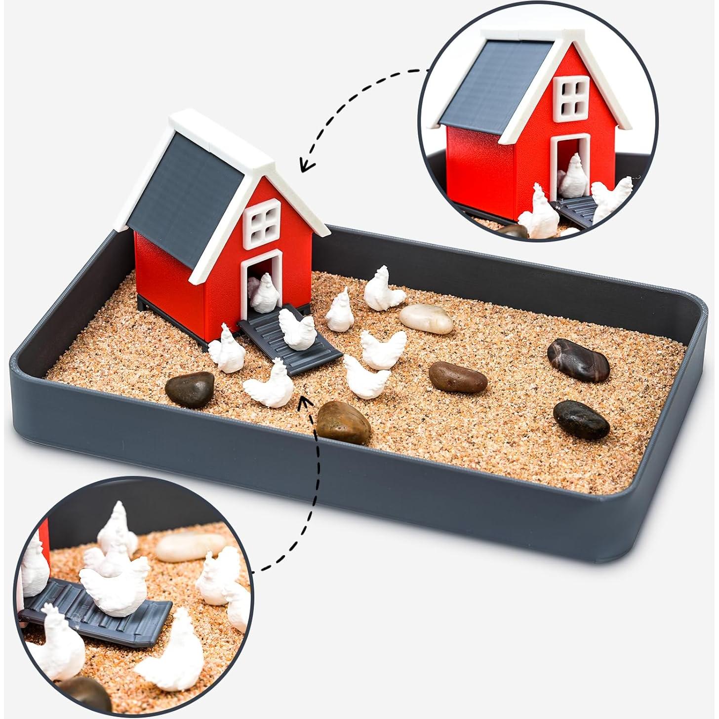 Jardín Zen de Arena EAMC - Kit Mini de Alivio de Estrés