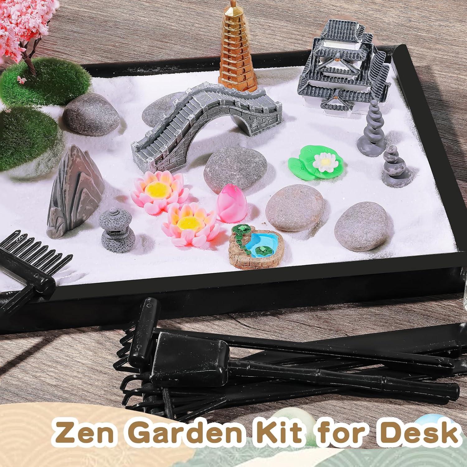 Kit Jardín Zen Bbiamsleep Mini 24.9x17.8cm con 27 Accesorios