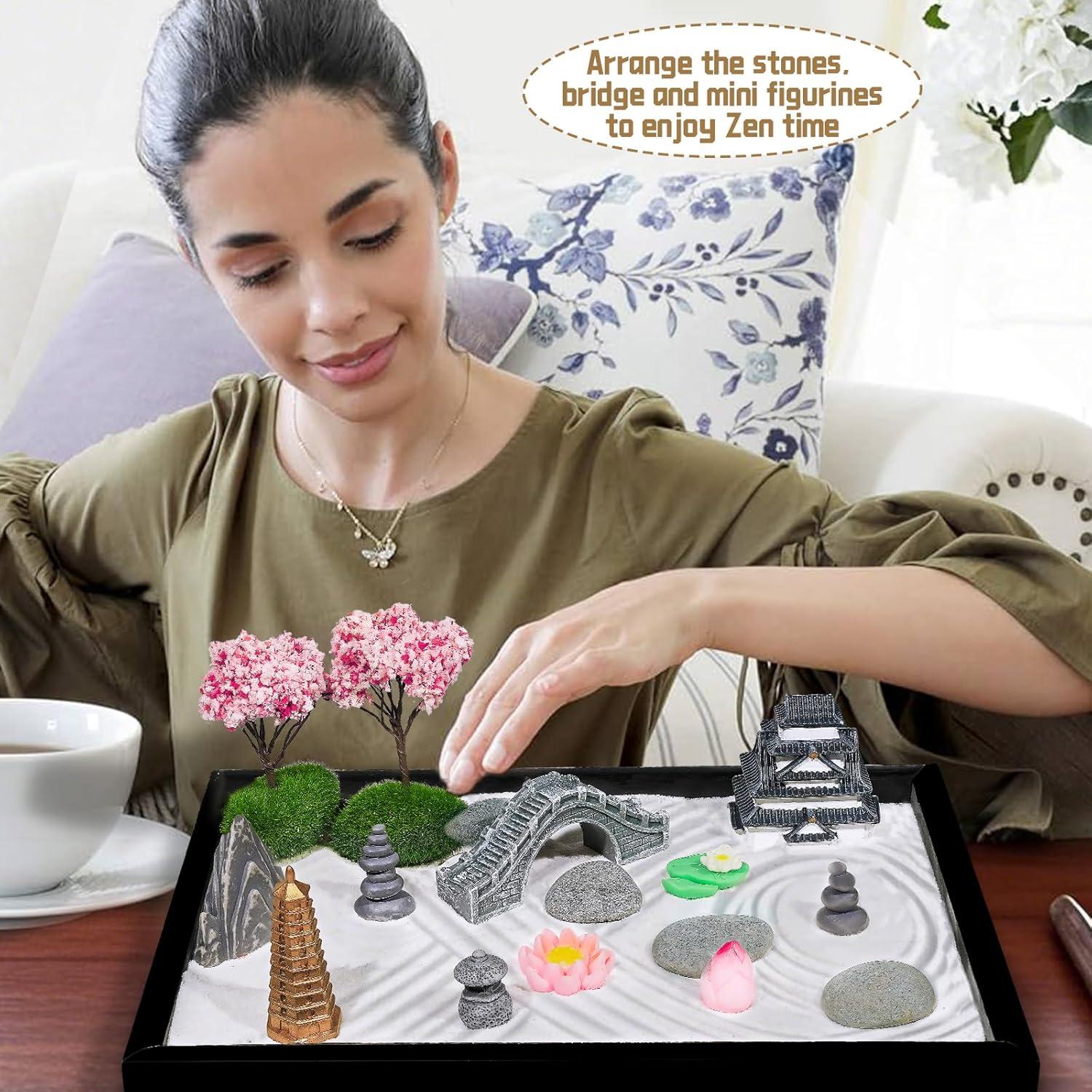 Kit Jardín Zen Bbiamsleep Mini 24.9x17.8cm con 27 Accesorios