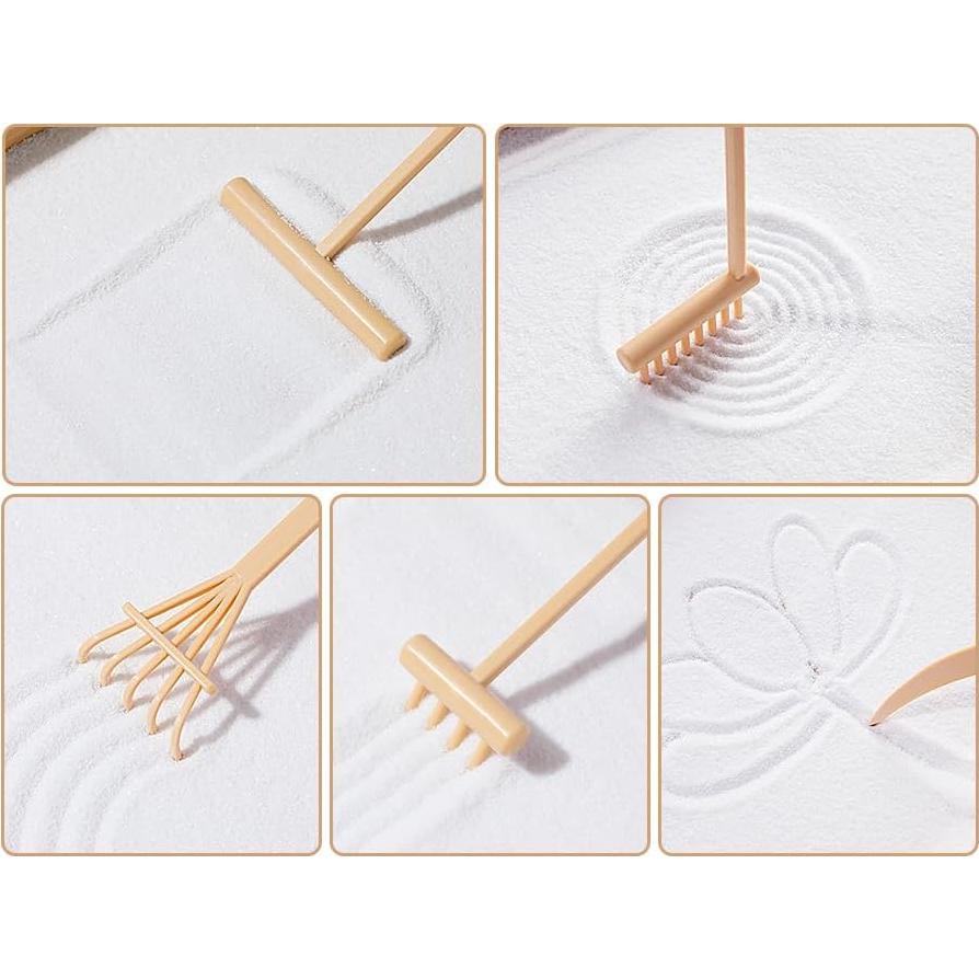Set de 6 Herramientas de Jardín Zen MHYGKTXRA para Meditación