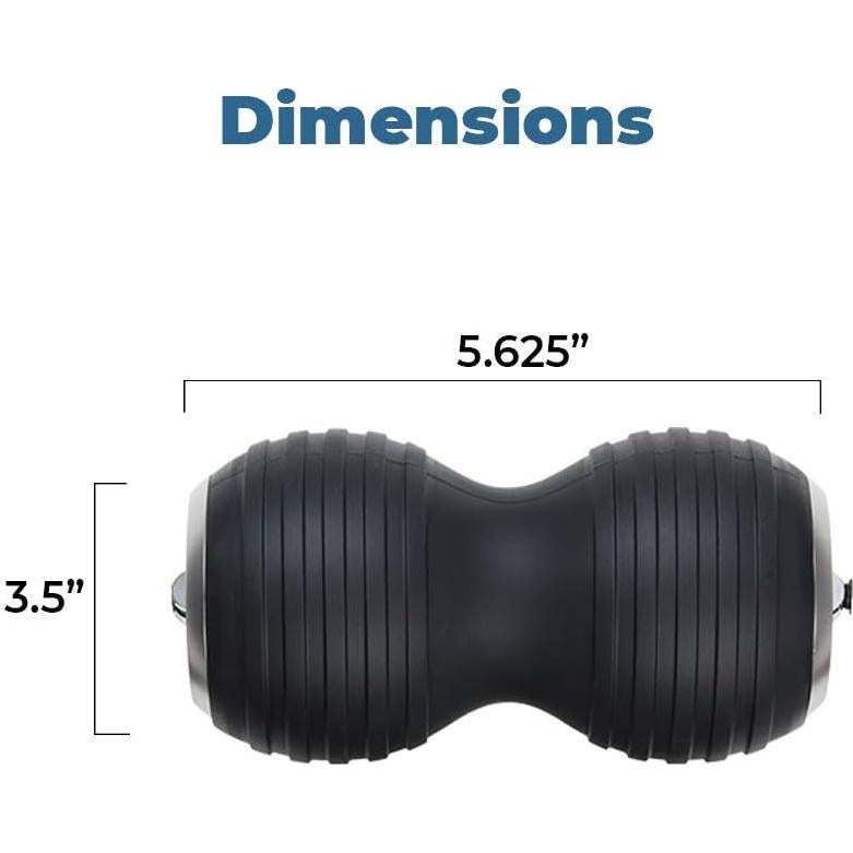 Masajeador Total de Cuerpo HoMedics SP-180, Doble Barril, Vibración