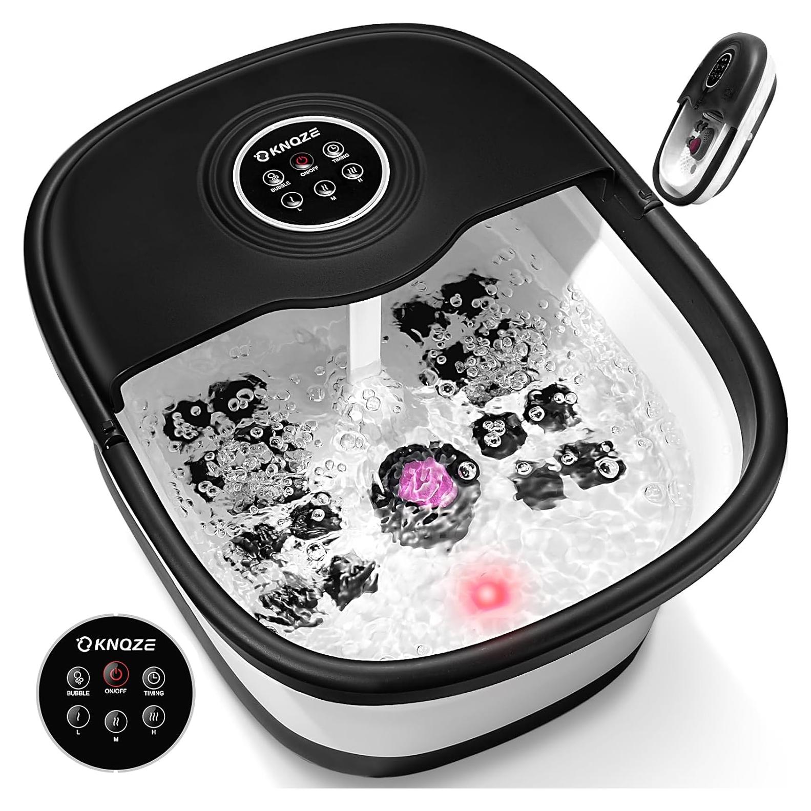 Bañera de Pies Eléctrica KNQZE MZD-KS7 con Calor y Masaje