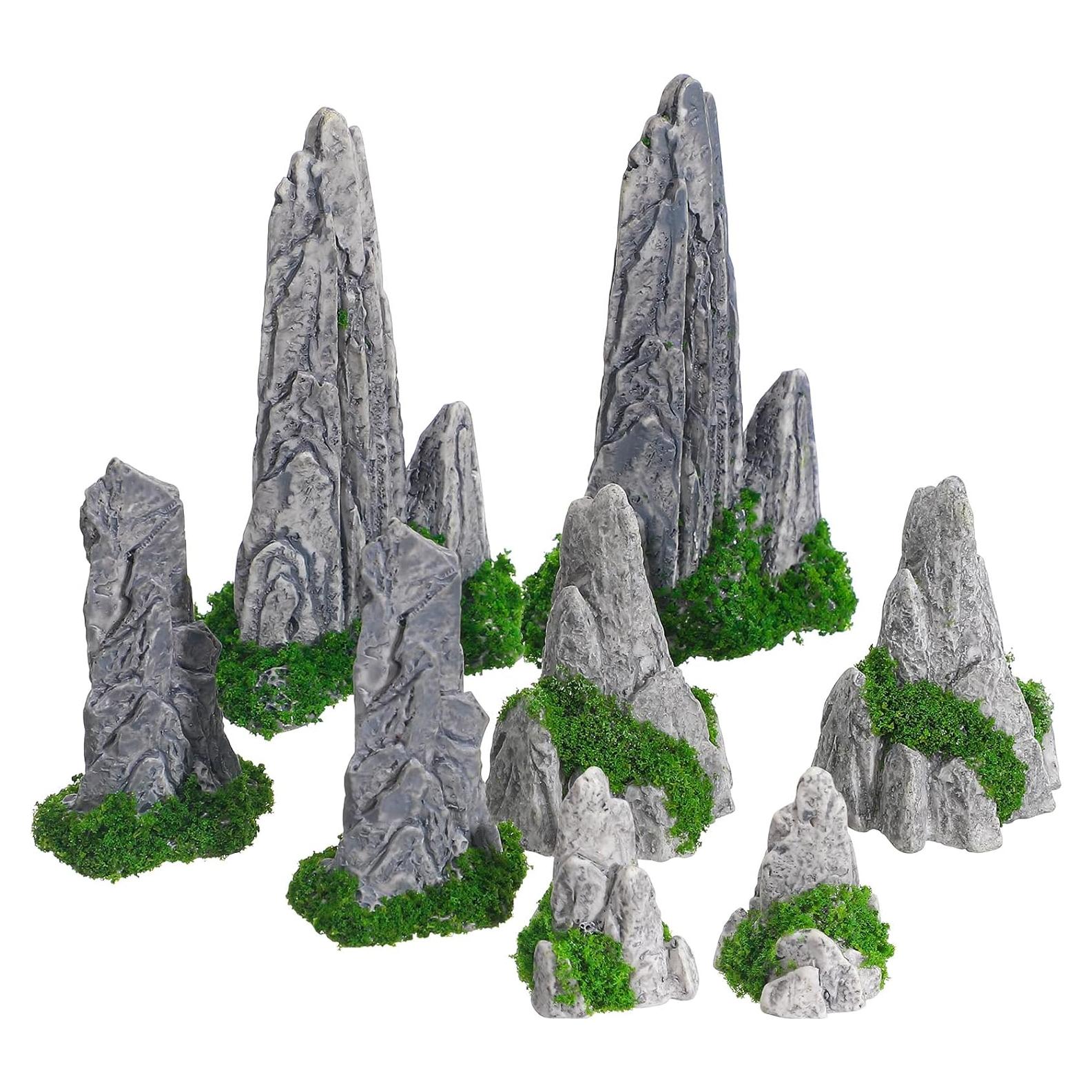 8 Piezas Decorativas Jardín Zen Wionin Estatuas Miniatura