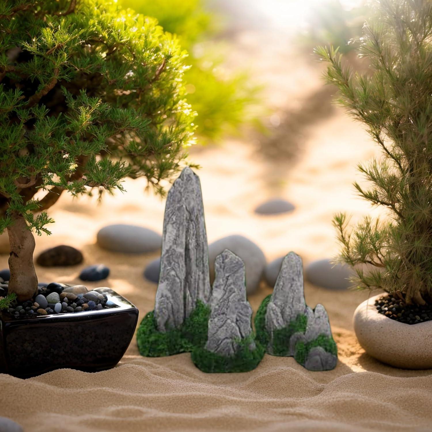 8 Piezas Decorativas Jardín Zen Wionin Estatuas Miniatura
