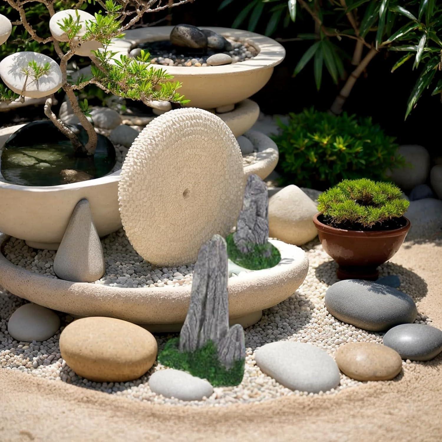 8 Piezas Decorativas Jardín Zen Wionin Estatuas Miniatura