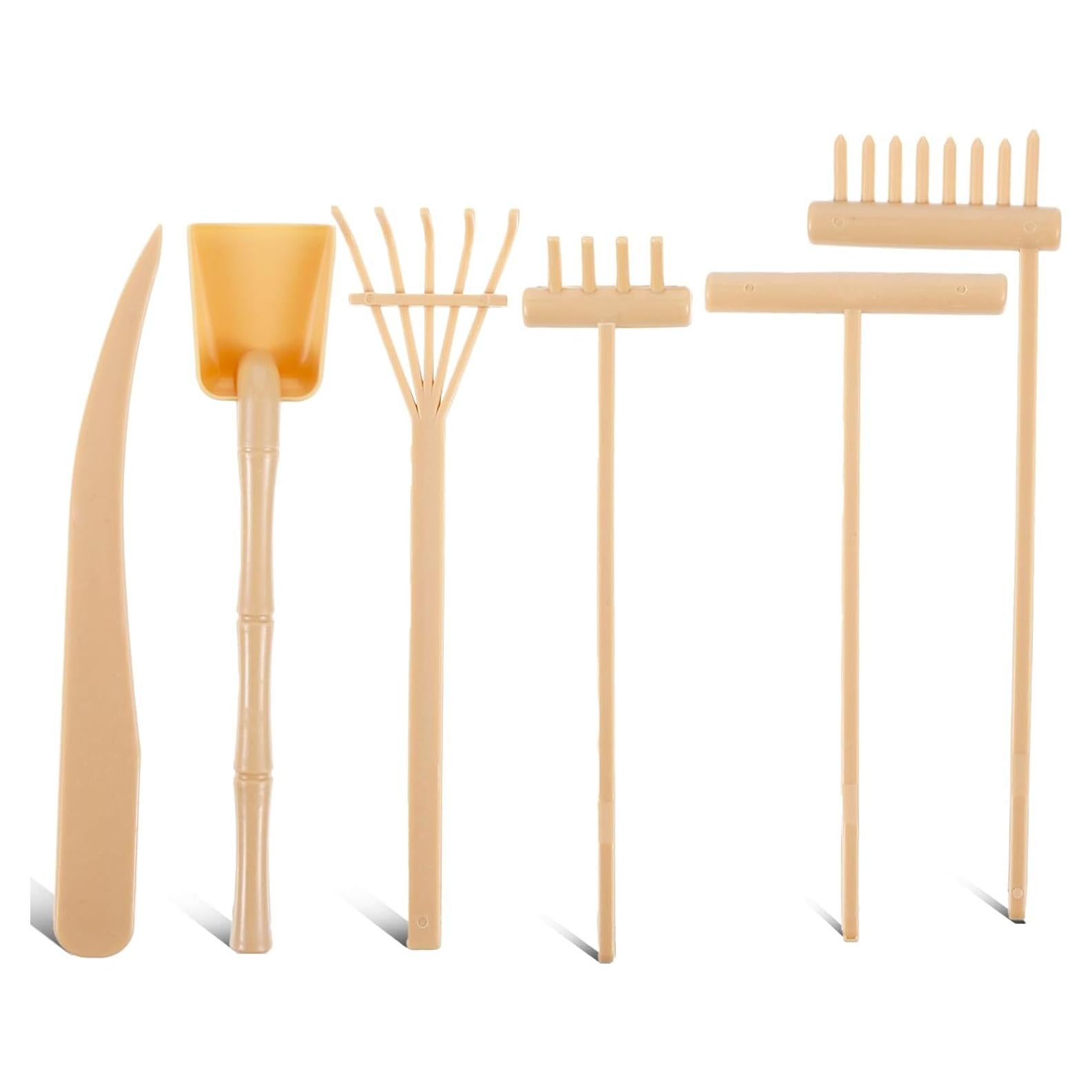 Set de 6 Herramientas de Jardín Zen Miniatura Psyqtsuary