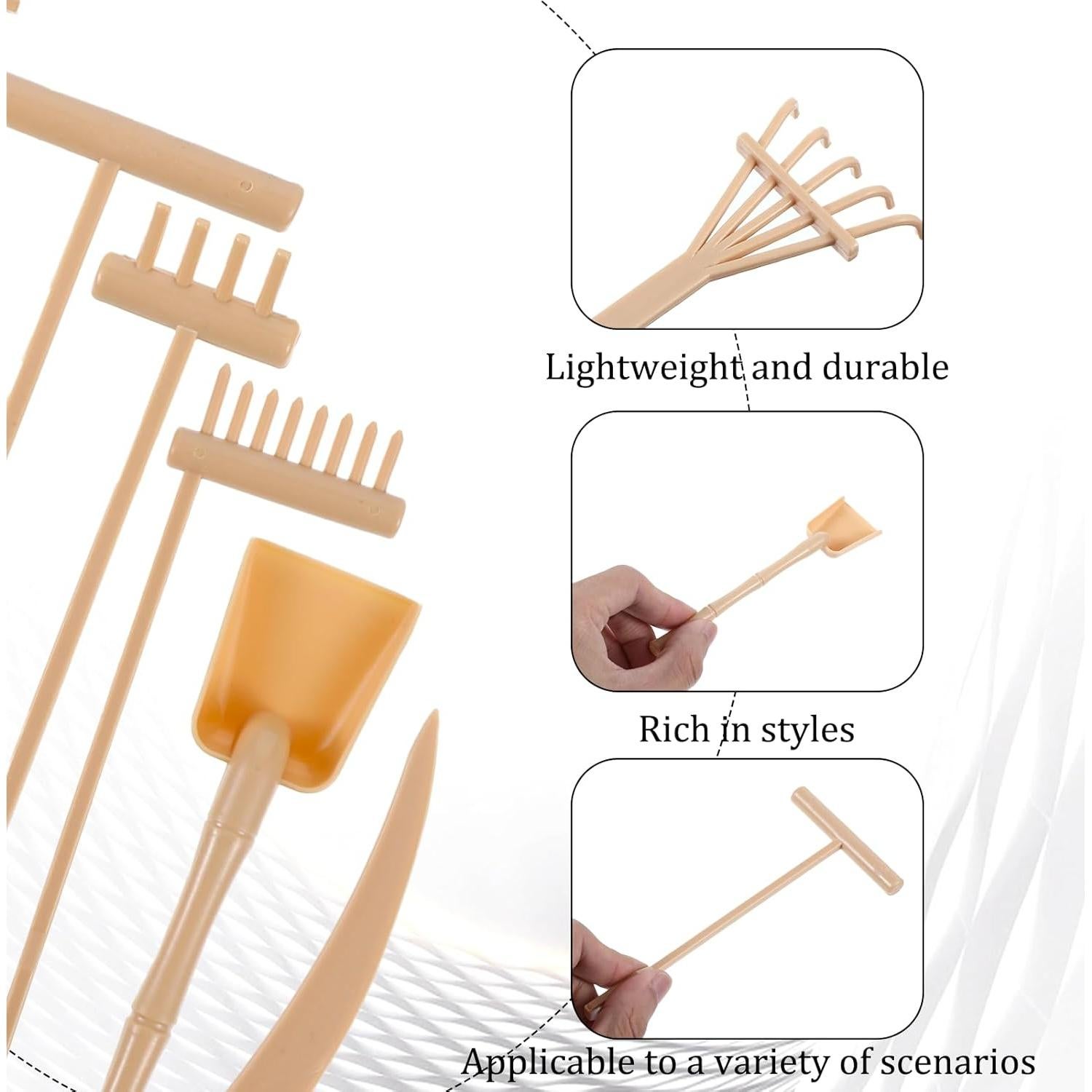 Set de 6 Herramientas de Jardín Zen Miniatura Psyqtsuary