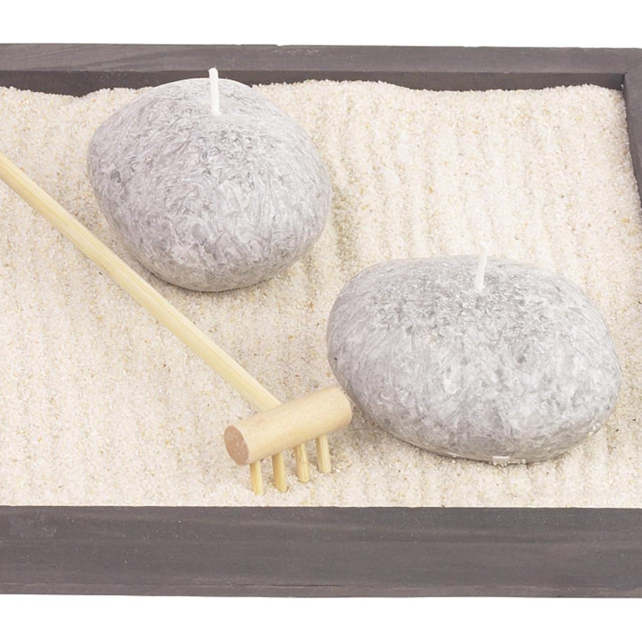 8 Mini Rastrillos de Jardín Zen EXCEART de Bambú 14x3.5cm