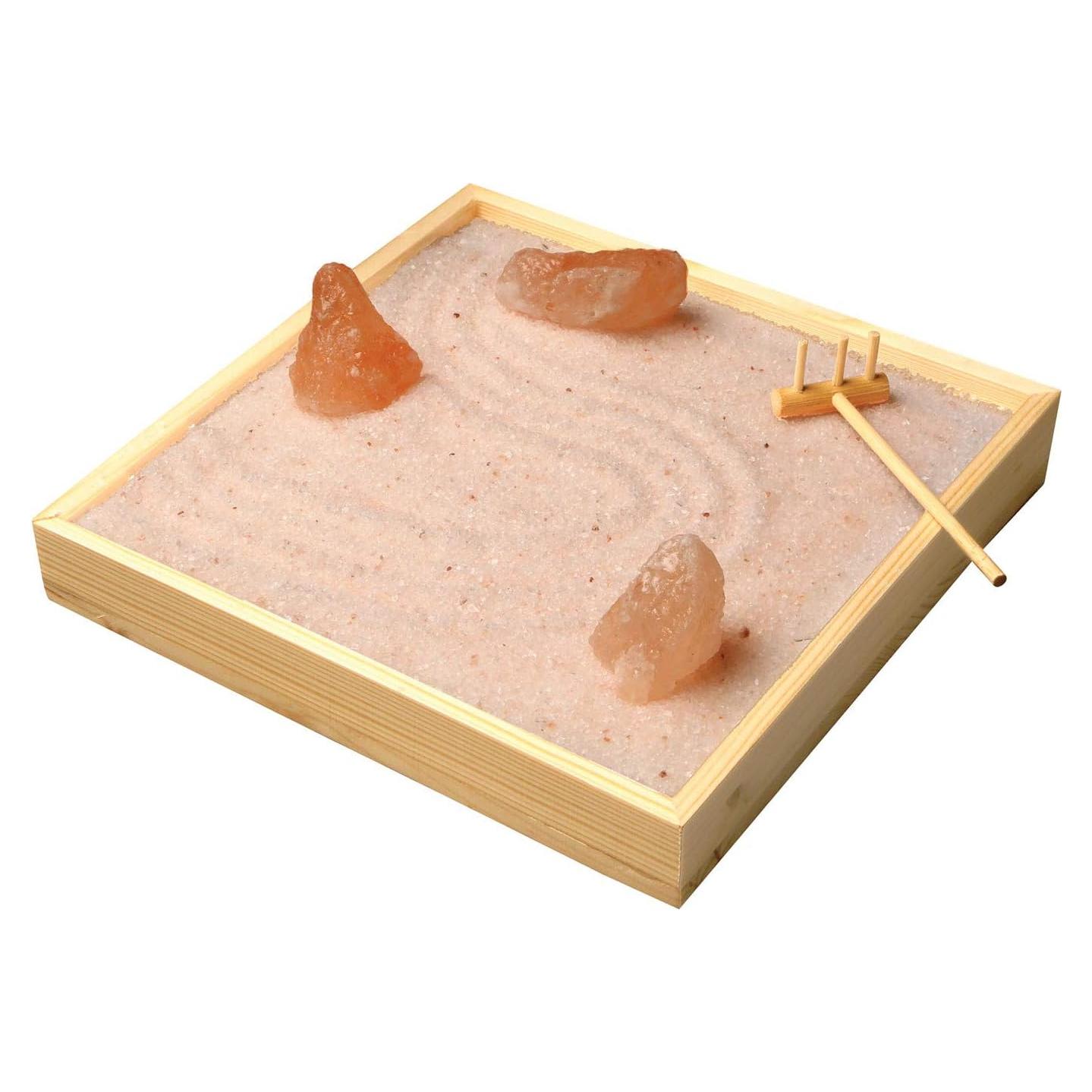 Jardín Zen de Mesa Himalayan Glow con Sal Rosa del Himalaya 1.36 kg