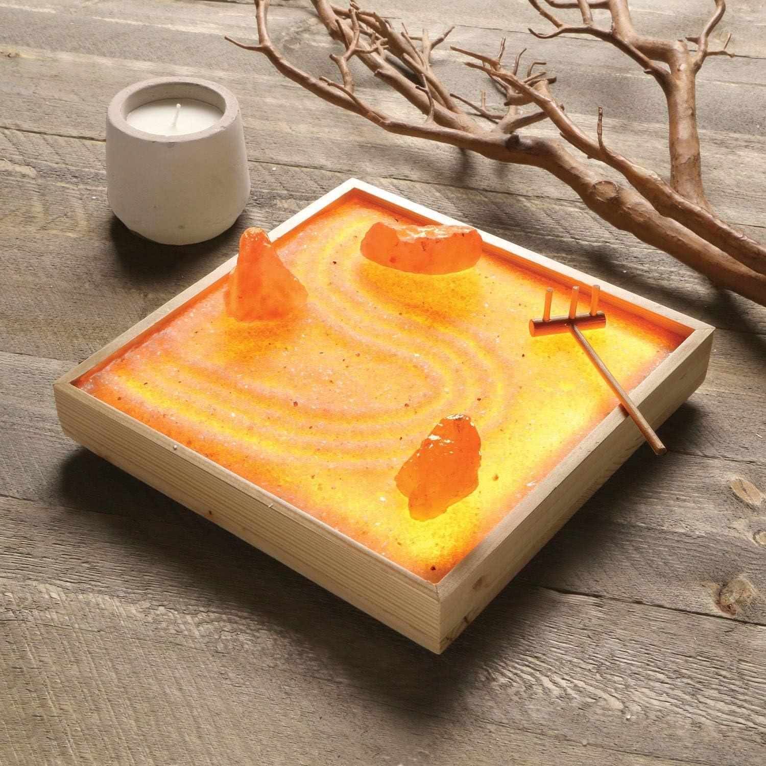 Jardín Zen de Mesa Himalayan Glow con Sal Rosa del Himalaya 1.36 kg