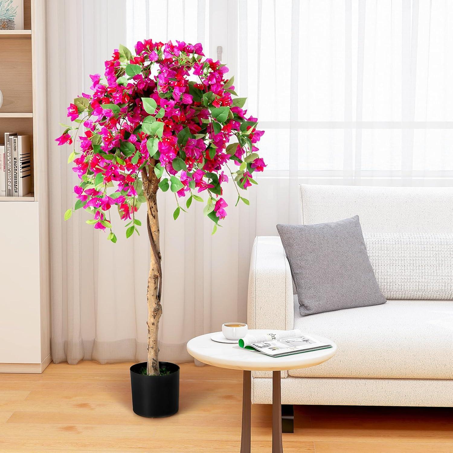 Árbol Artificial Bugambilia Safeplus 135 cm con Maceta