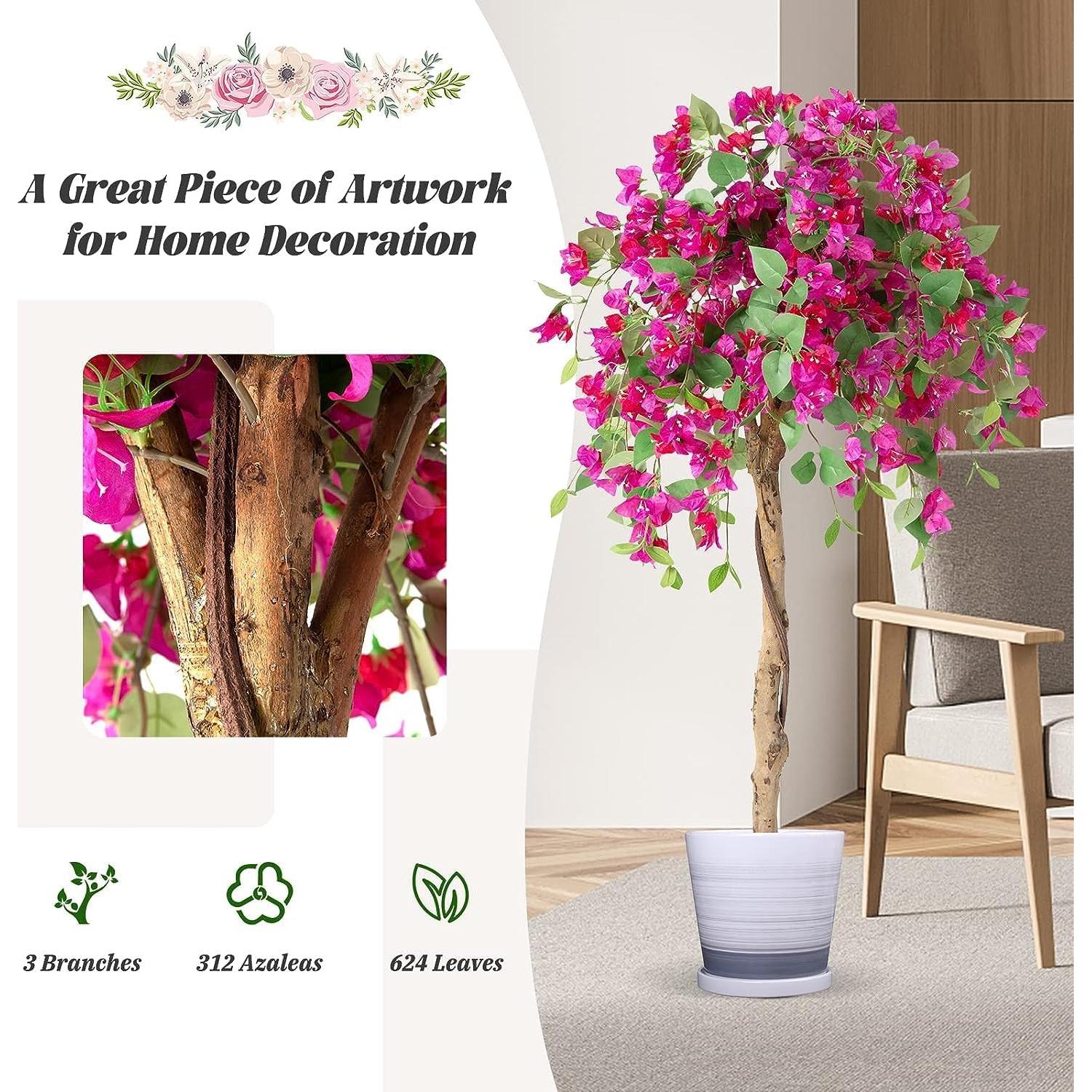 Árbol Artificial Bugambilia Safeplus 135 cm con Maceta