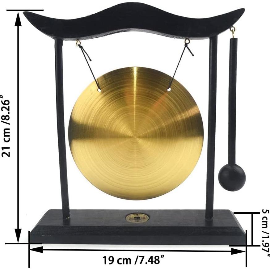 Gong de Bronce Hooshing 19 cm Decoración Zen para Hogar