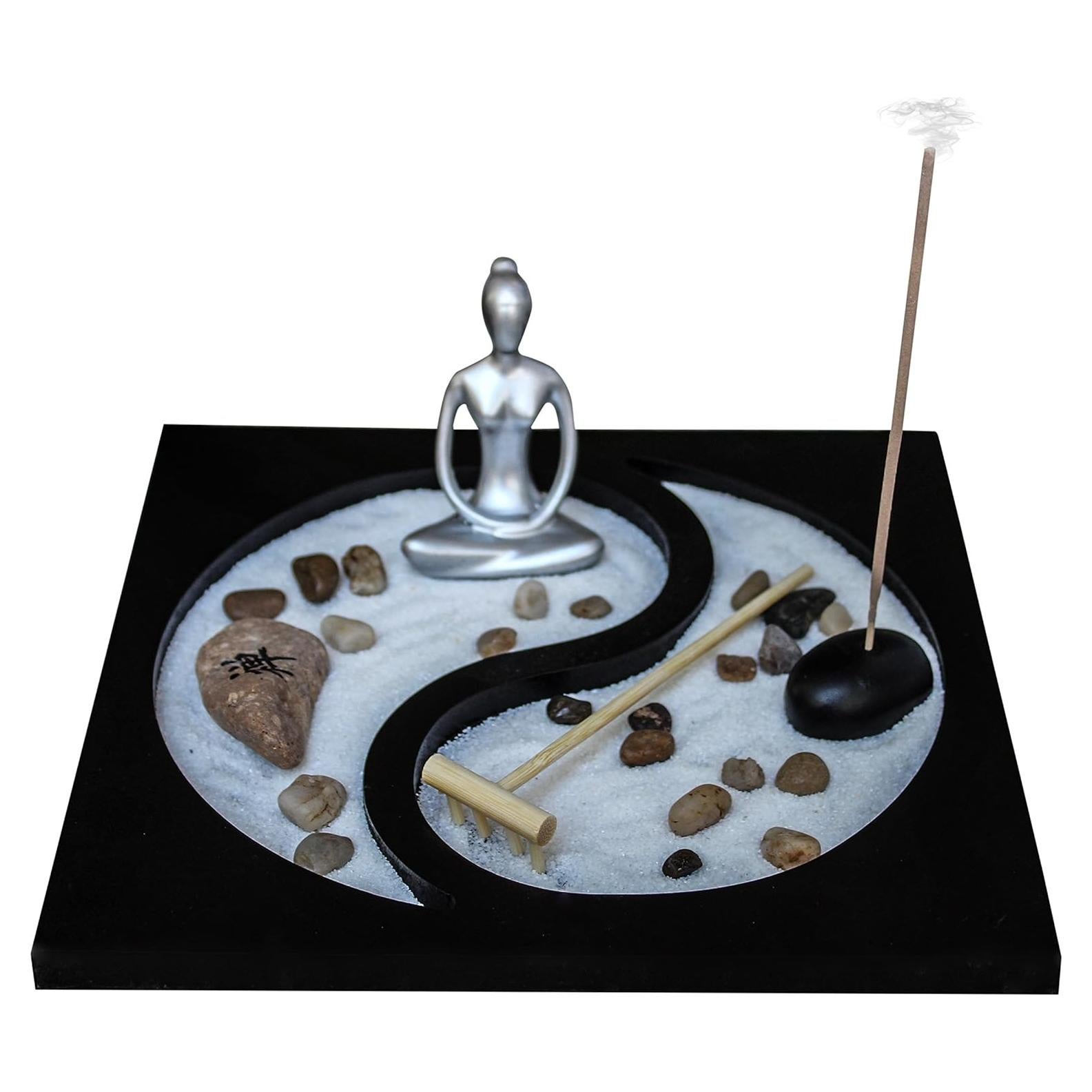 Jardín Zen Deluxe Royal Brands con Estatua y Accesorios