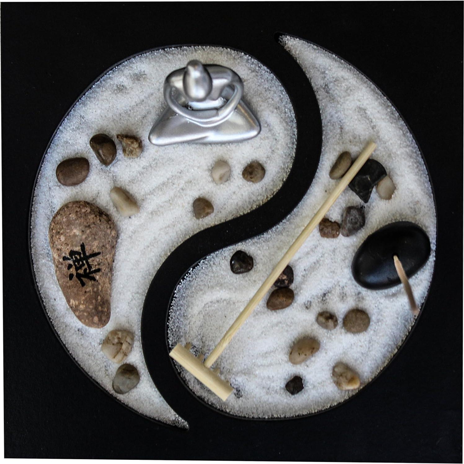 Jardín Zen Deluxe Royal Brands con Estatua y Accesorios