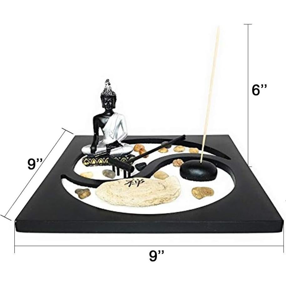 Jardín Zen Deluxe Royal Brands con Estatua y Accesorios