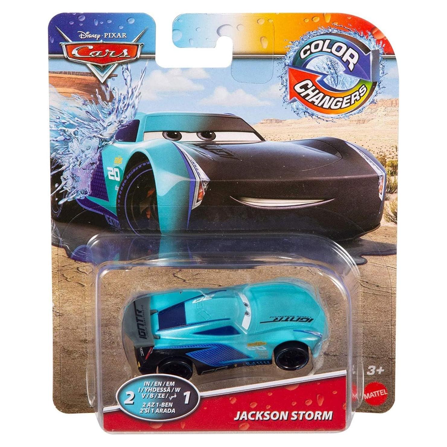 Coche Cambiador de Color Pixar Disney Cars Jackson Storm 67.6g