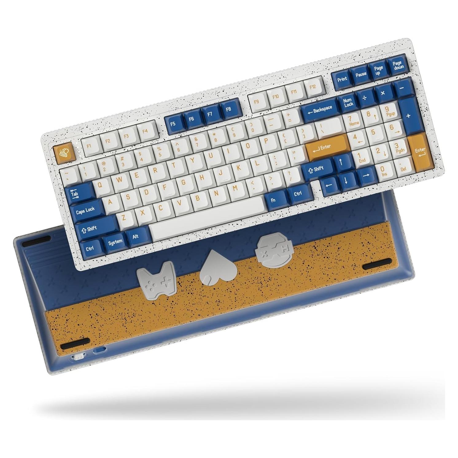 Teclado Mecánico Inalámbrico MelGeek Modern97 Océano 65% RGB