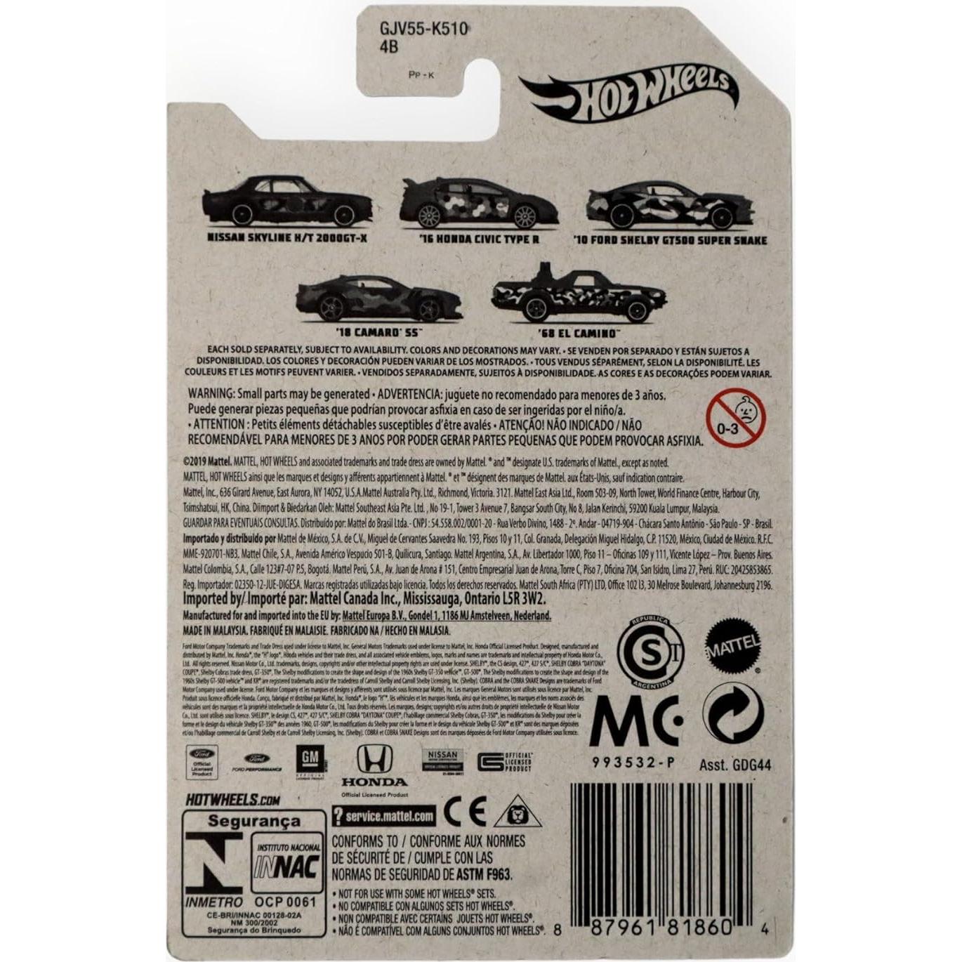 Hot Wheels Coche a Escala 1:64 Ford Shelby GT 500