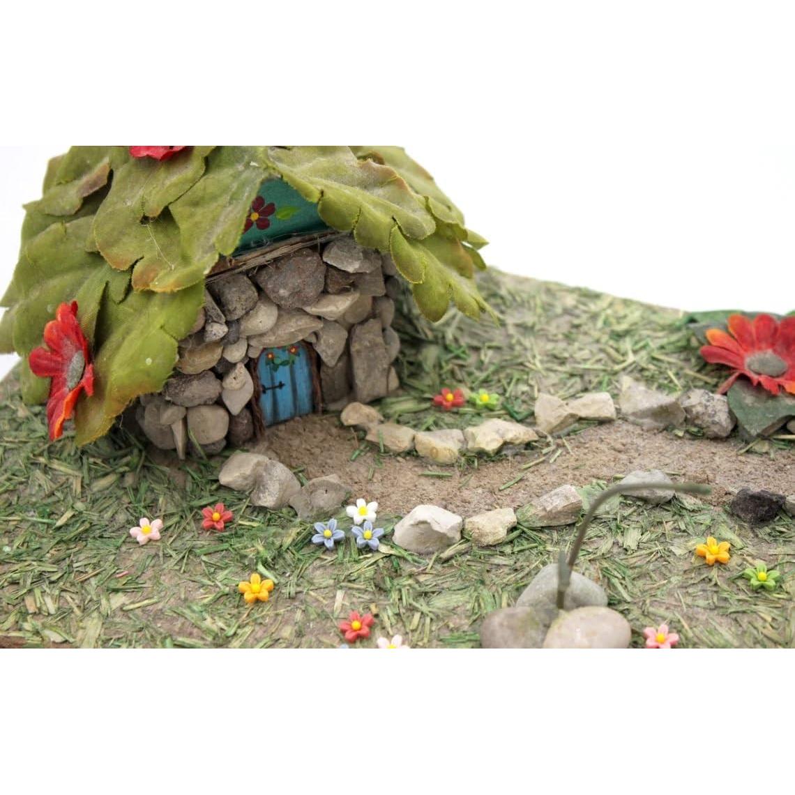 Micro Flores Margarita de Resina Peachcor - 50 Piezas para Jardín de Hadas