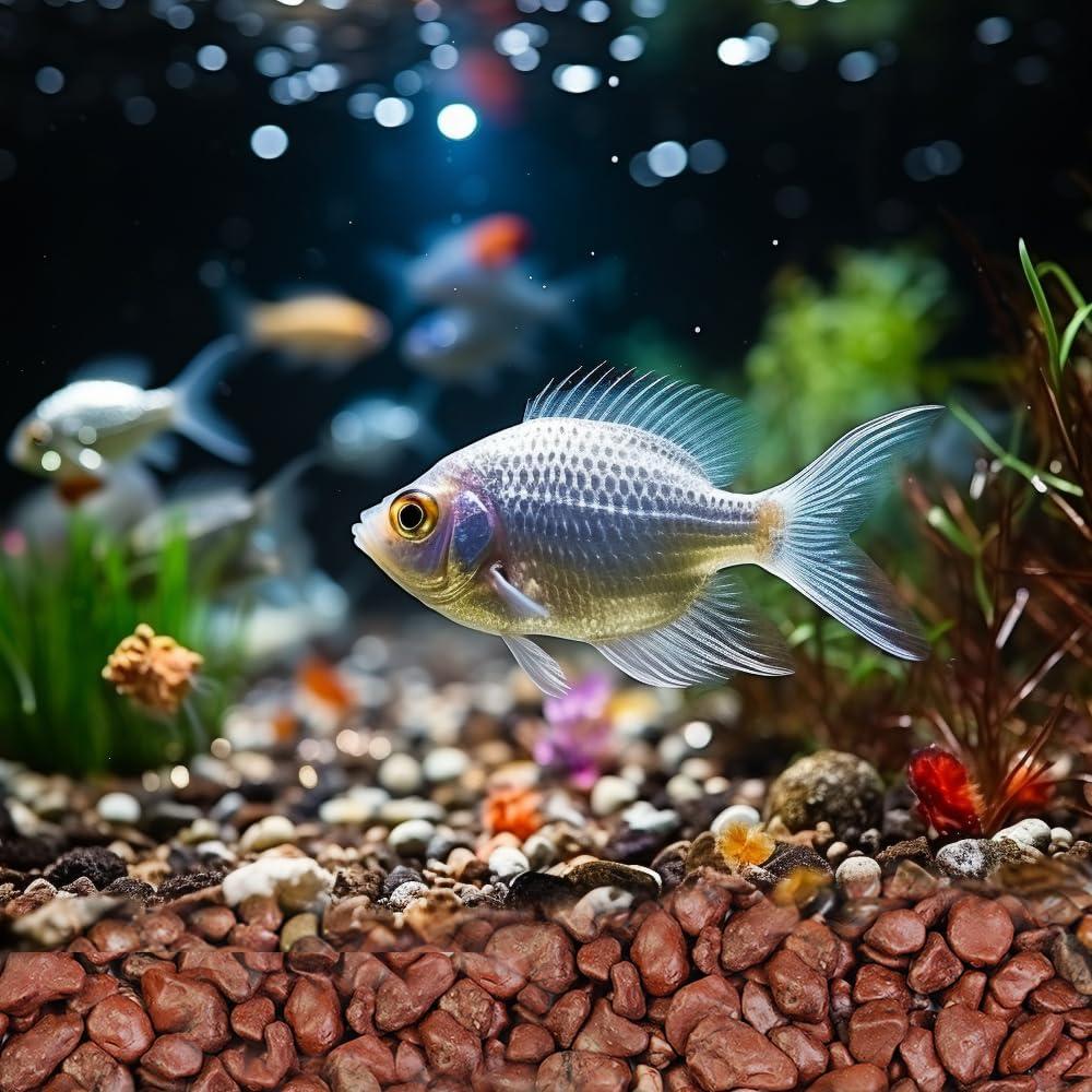 Rocas Rojas Pequeñas HappyFiller 8.16 kg para Acuarios y Jardín