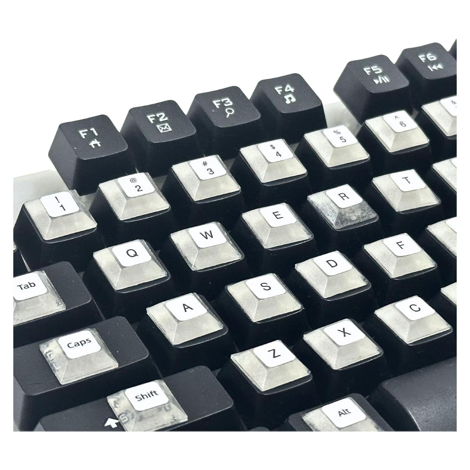 Cubiertas de Teclado de Silicona LikoSpark 72 PCS para Uñas Largas