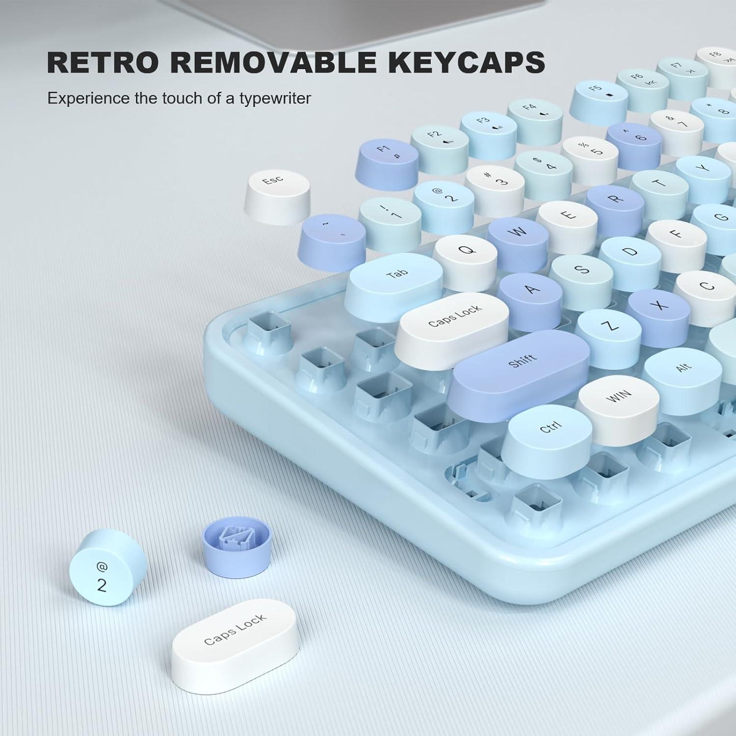 Teclado con Cable MOFII Retro Colorido para PC y Laptop