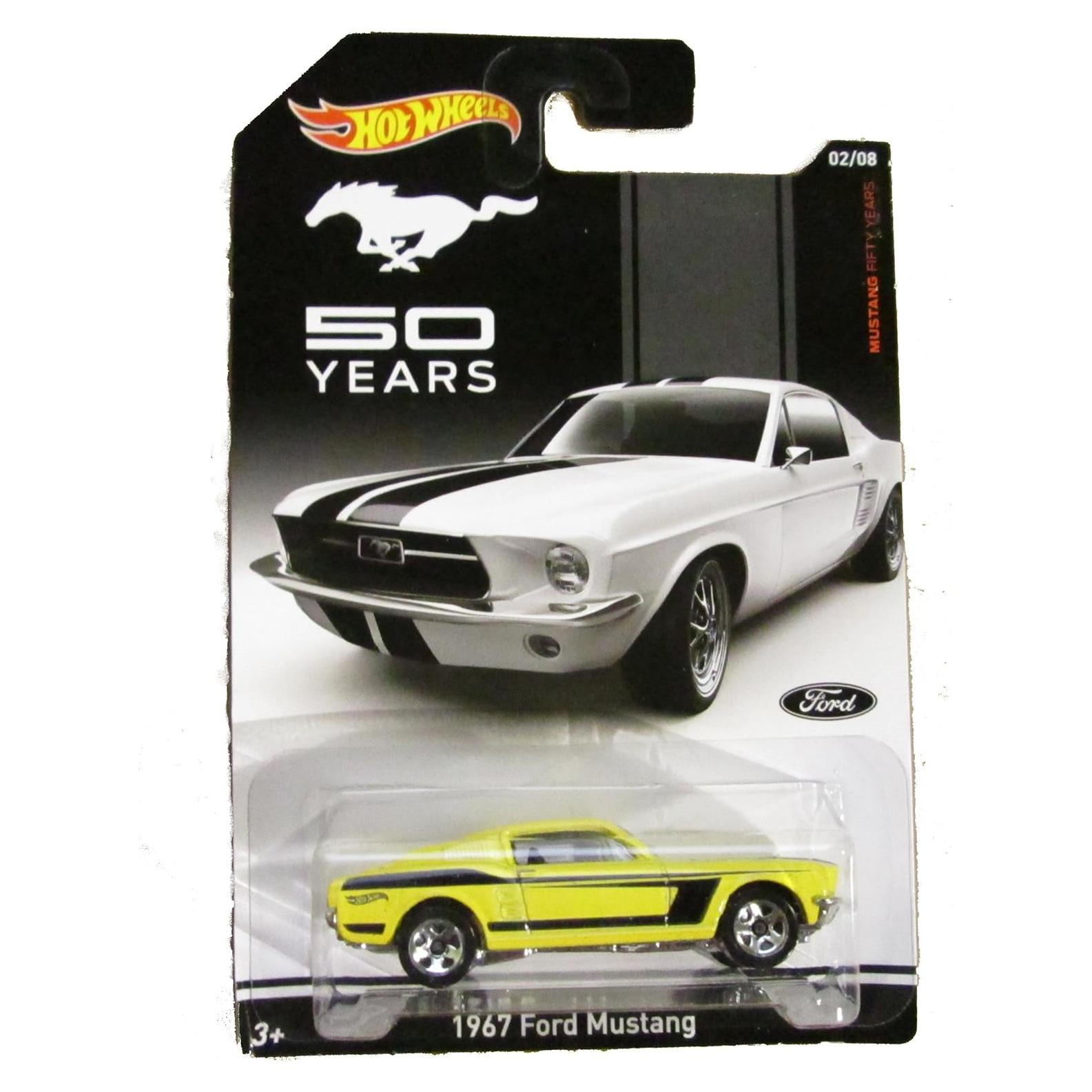 Hot Wheels Mustang 1967 1:64 Escala Coleccionable Amarillo