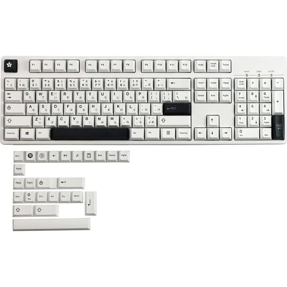 Teclas PBT Minimalistas DYLormah - 129 Teclas Cherry MX