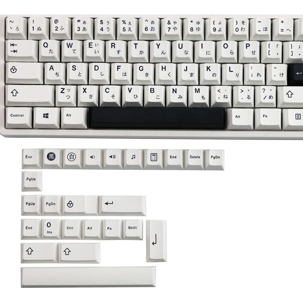 Teclas PBT Minimalistas DYLormah - 129 Teclas Cherry MX